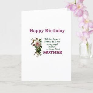 Happy Birthday Mother AR Card
