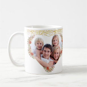 Happy Birthday Mothers Day Gift Family Photo Mug