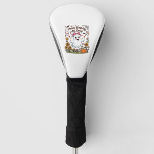 Happy Birthday Ms Emily Halloween Ghost Pumpkin Su Golf Head Cover