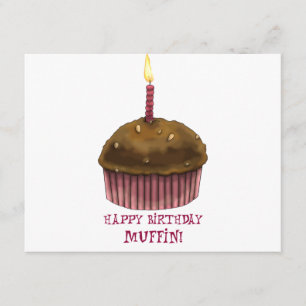 Happy Birthday Muffin Card