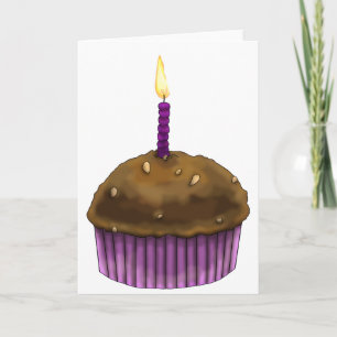 Happy Birthday Muffin Card