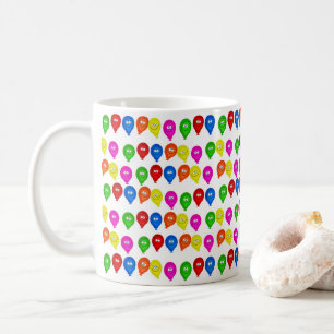 Happy Birthday Mug Colourful Balloons