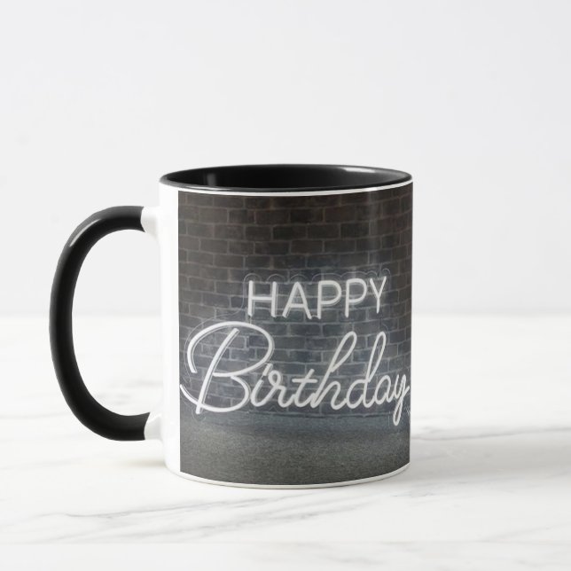 **HAPPY BIRTHDAY MUG** OR "TEACHER'S" MUG (Left)