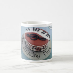 Happy birthday mum cake coffee mug