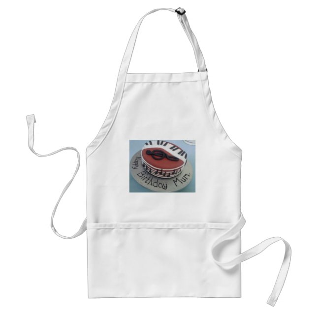 Happy birthday mum cake standard apron (Front)