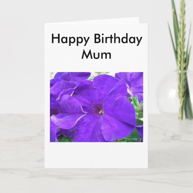 Happy BIrthday Mum Card (Front)