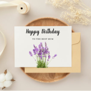 Happy Birthday Mum Card