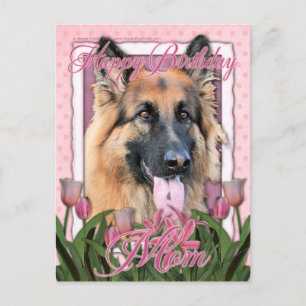 Happy Birthday Mum - German Shepherd - Chance Postcard