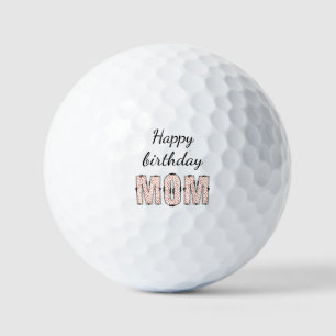 Happy birthday mum golf balls