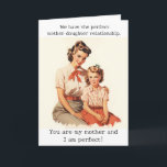 Happy Birthday Mum Mother Humour Funny Card<br><div class="desc">This design may be personalised in the area provided by changing the photo and/or text. Or it can be customised by clicking Personalise this Template and then choosing the click to customise further option and delete or change the colour of the background, add text, change the text colour or style,...</div>