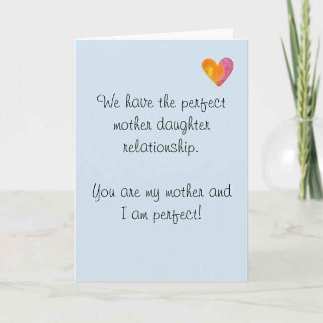 Happy Birthday Mum Mother Humour Funny Card (Front)