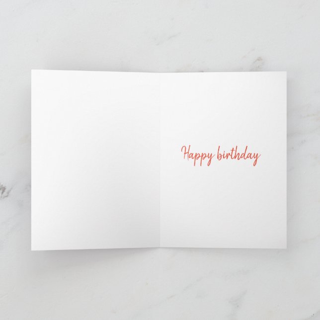 happy birthday, mum, mothers day card (Inside)