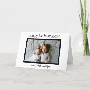 Happy Birthday Mum Photo Card