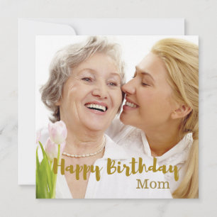 Happy Birthday Mum Photo Card