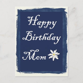 Happy Birthday Mum Postcard