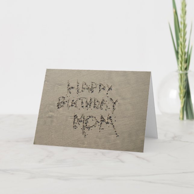 Happy Birthday Mum Sandwriting Card (Front)