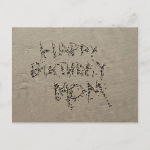 Happy Birthday Mum sandwriting Postcard