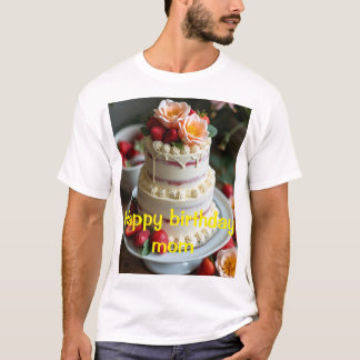 Happy birthday mum T-Shirt design 