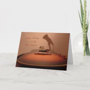 Happy Birthday Music Teacher Card