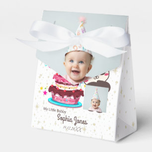 Happy Birthday, My Baby - Custom Photo/ Name/DOB Favour Box