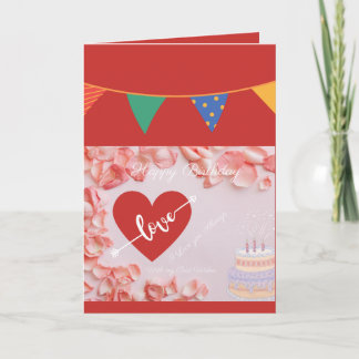 Happy Birthday my love Card