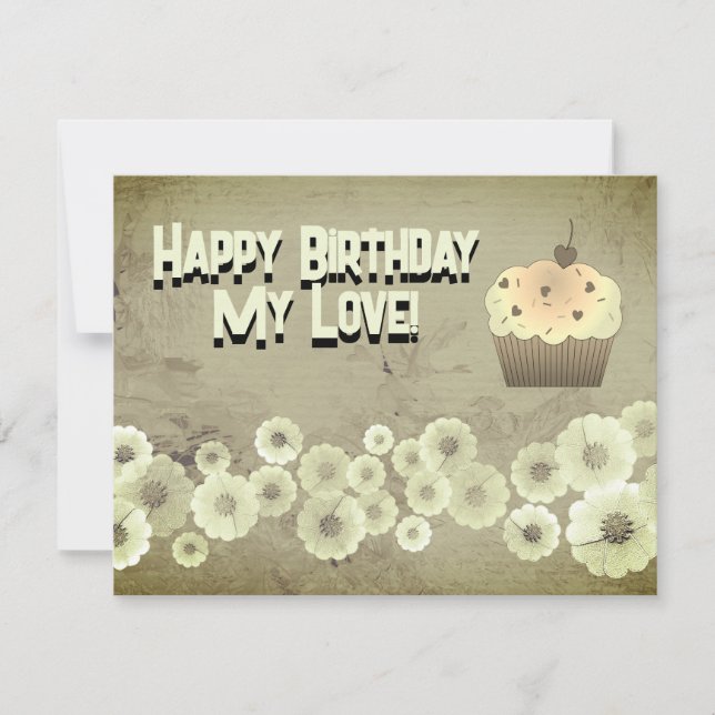 Happy Birthday My Love! Invitation (Front)