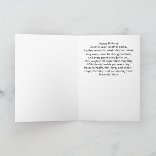 Happy Birthday my Pickleball friends Card