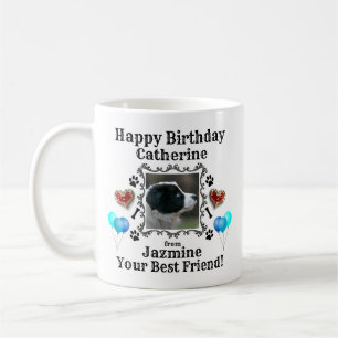 Happy Birthday Name Dog Mug