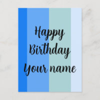 Happy Birthday Name Template