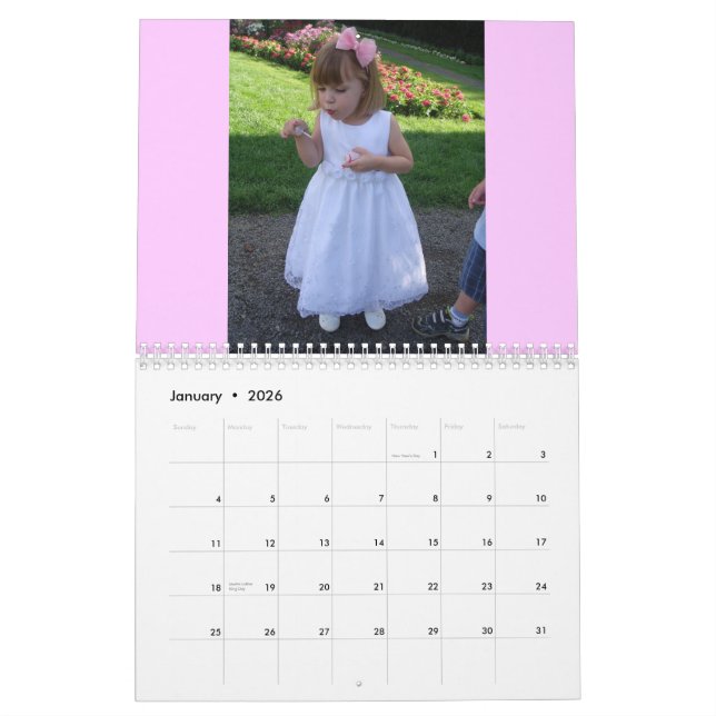 Happy Birthday Nana! Calendar (Jan 2026)