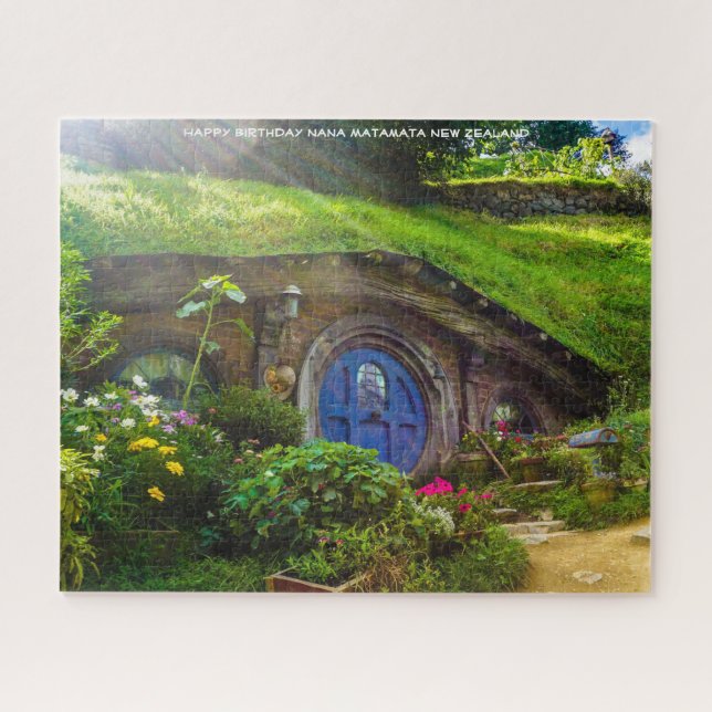 Happy Birthday Nana Matamata New Zealand Jigsaw Puzzle (Horizontal)