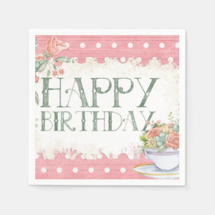 Happy Birthday Napkin