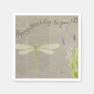 Happy Birthday Napkin