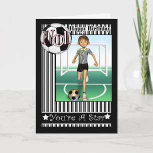 Happy Birthday, No1 Soccer, Football Card