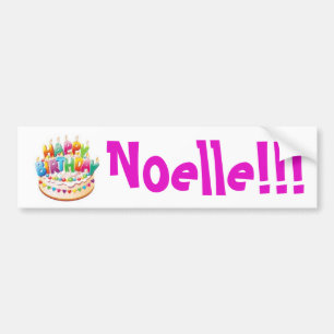 Happy Birthday! Noelle !!! sticker {Template}