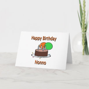Happy Birthday Nonno Italian Grandpa Birthday Desi Card