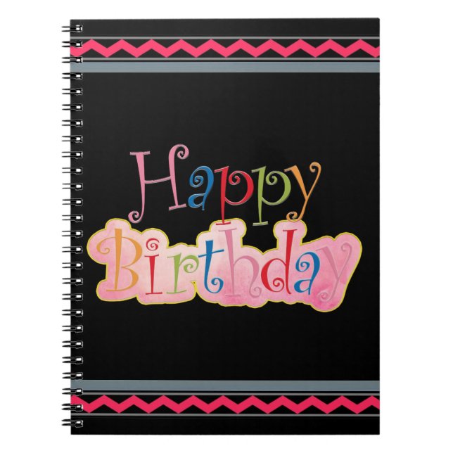 Happy Birthday Notebook (Front)