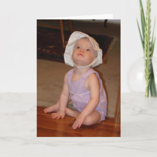 Happy Birthday One Year Old Girl Card