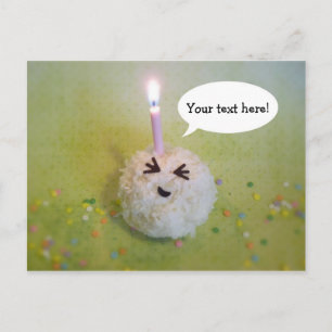 Happy Birthday Onigiri - Customisable Postcard