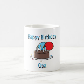Happy Birthday Opa German Grandpa Birthday Design Coffee Mug