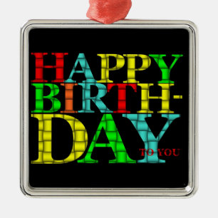 Happy Birthday Ornament
