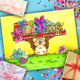 Happy Birthday Owl Postcard