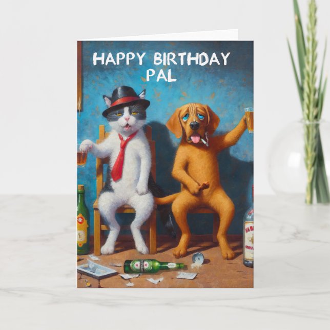 Happy Birthday, Pal Card (Front)