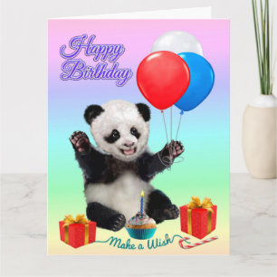 HAPPY BIRTHDAY PANDA CARD