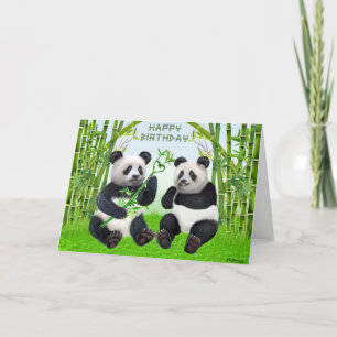 Happy Birthday Panda Card