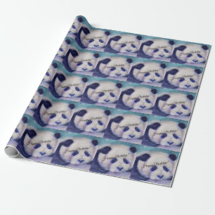 Happy Birthday Panda Wrapping Paper