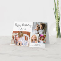 Happy Birthday PAPA Photo Collage