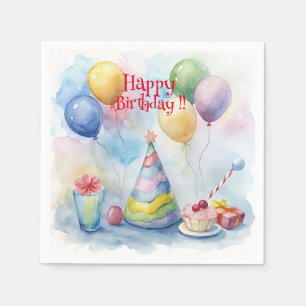 Happy Birthday !! Paper Napkin