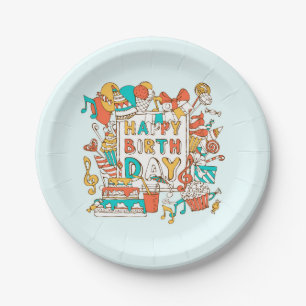 HAPPY BIRTHDAY! PAPER PLATE
