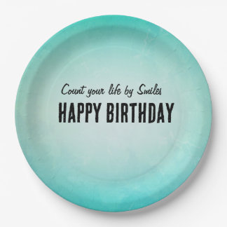 Happy Birthday Paper Plate Design